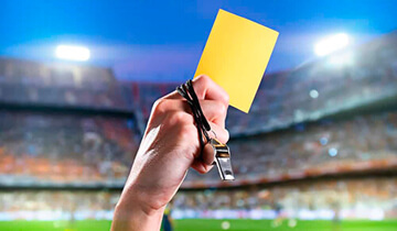 Qué significa una tarjeta amarilla en el fútbol